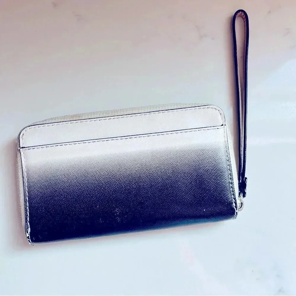 Coach Peyton Ombré Leather Wallet Wristlet